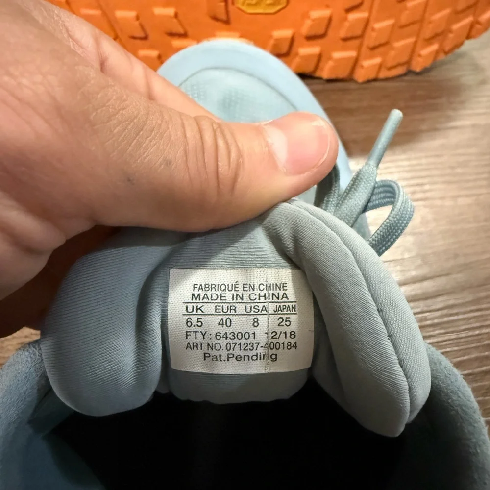 Arc'teryx Norvan LD Men's Athletic Shoes in Gray and Orange - Picture 9 of 9